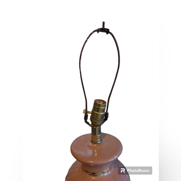 Vintage brass marble lamp - Picture 2 of 2